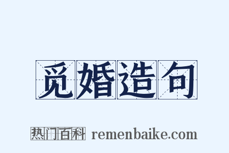 觅婚造句是什么意思的图片
